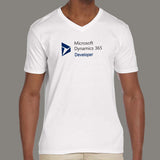 Microsoft Dynamics 365 Developer V Neck T-Shirt India