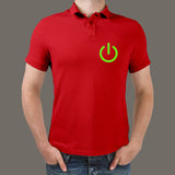 Power Button Polo T-Shirt For Men India