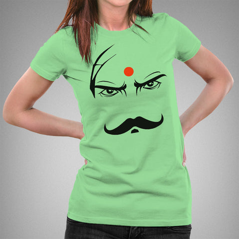 Tamil Poet Bharathiyar T shirt Online India For Women TEEZ.in