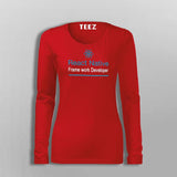 React Native Framework Developer Women’s Profession T-Shirt