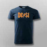 DESI Logo Stylish Cotton T-Shirt for Men