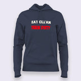 Eat Clean Train Dirty  Gym Hoodies For Women