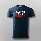 Playing guitar and coding T-Shirt For Men