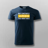 May Constantly Warning Talk About Agile T-shirt For Men Online