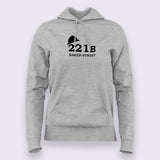 221B Baker Street - Sherlock Holmes Hoodies For Women