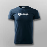 Music and Favourite Song - Spotify Music Tshirt for Men