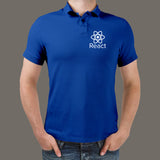React logo Polo T-Shirt For Men