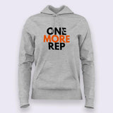 One More Rep Gym - Motivational Hoodies For Women