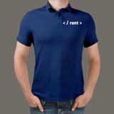 RANT Programming Polo T-Shirt For Men Online