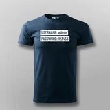 Username & Password Nerd Men’s T-shirt