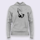 Praying Hands  Hoodies For Women