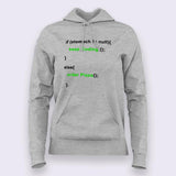 Funny Code - Order Pizza Women's Hoodies For Programmers India Online 