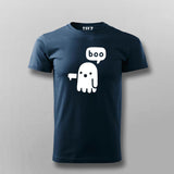 Ghost Boo funny Scary T-shirt for Men