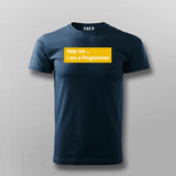 Help me i am a Programmer t shirt for men