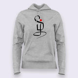 தமிழ் Letters Calligraphy Hoodies For Women