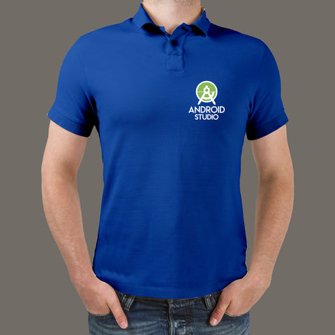 Men's Android Studio Coder Polo T-Shirt