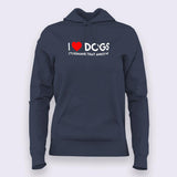 I Love Cats, It's Humans That Annoy Me, Hoodies For Women