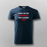 Nothing" Clicked Error Tee: A Geek's Dilemma