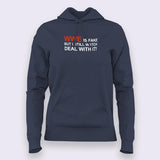 WWE Is Fake But I Still Watch - Wrestling Fan Hoodie