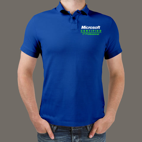 Microsoft Certified  Polo T-Shirt For Men Online