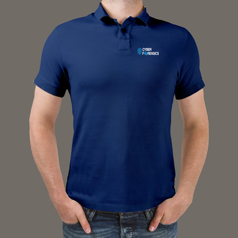 cyber forensics polo T-Shirt For Men Online India
