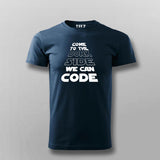 Come To The Dork Side We Can Code T-shirt For Men Online