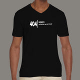 404 Sorry! Motivation Not Found Men's Funny Programming V Neck T-shirt online india