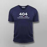 404 Freedom Not Found Funny T-shirt For Men