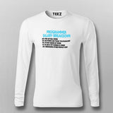 Programmer Salary Breakdown T-shirt For Men Online India