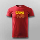 May The Gains Be With You T-Shirts For Men