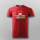 Less code Less bugs T-Shirt For Men
