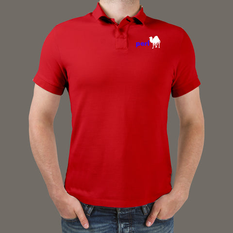 Perl Programming Language Polo T-Shirt For Men  Online