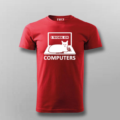 I Work On Computers: Tech Pro Tee