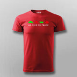 Space Invaders Tee: Peaceful Alien Design