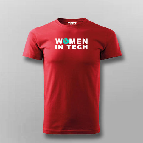 Women In Tech T-shirt For Men India Online India