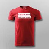 Username & Password Nerd Men’s T-shirt