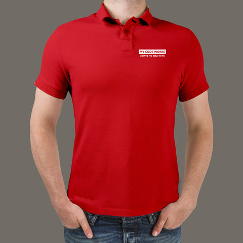 My Code Works polo T-Shirt For Men Online India