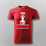 Yoga Is My SuperPower – Inspirational Men's Tee