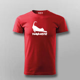 Namaste Cat Funny Yoga T-Shirt for Men