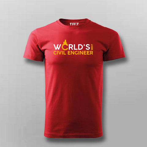 World's Civil Engineer T-Shirt For Men Online