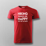 Hiking Makes Me Happy T-shirt For Men