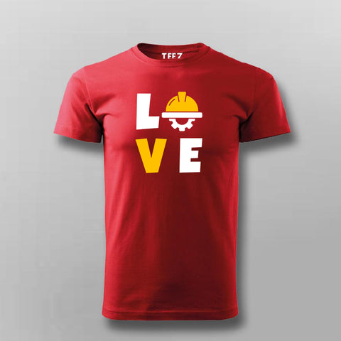 Civil Engineer Love T-Shirt For Men Online