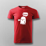 Ghost Boo funny Scary T-shirt for Men