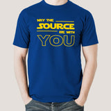 May The Source Be With You! Linux/Starwars Men's T-shirt