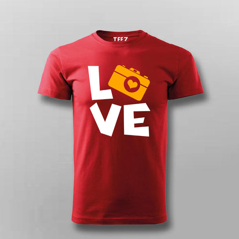 I Love Camera – Men's Photophile T-Shirt