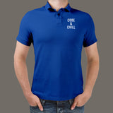 Code And Chill  Polo T-Shirt For Men India