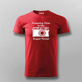 Freezing Time Super Power – Men's Photography Shirt