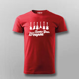 Choose Your Weapon Guitar Musician T-shirt for Men