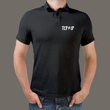TCP IP Band Polo T-Shirt For Men India