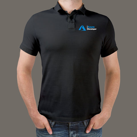 Microsoft Azure Developer Men’s Profession Polo T-Shirt